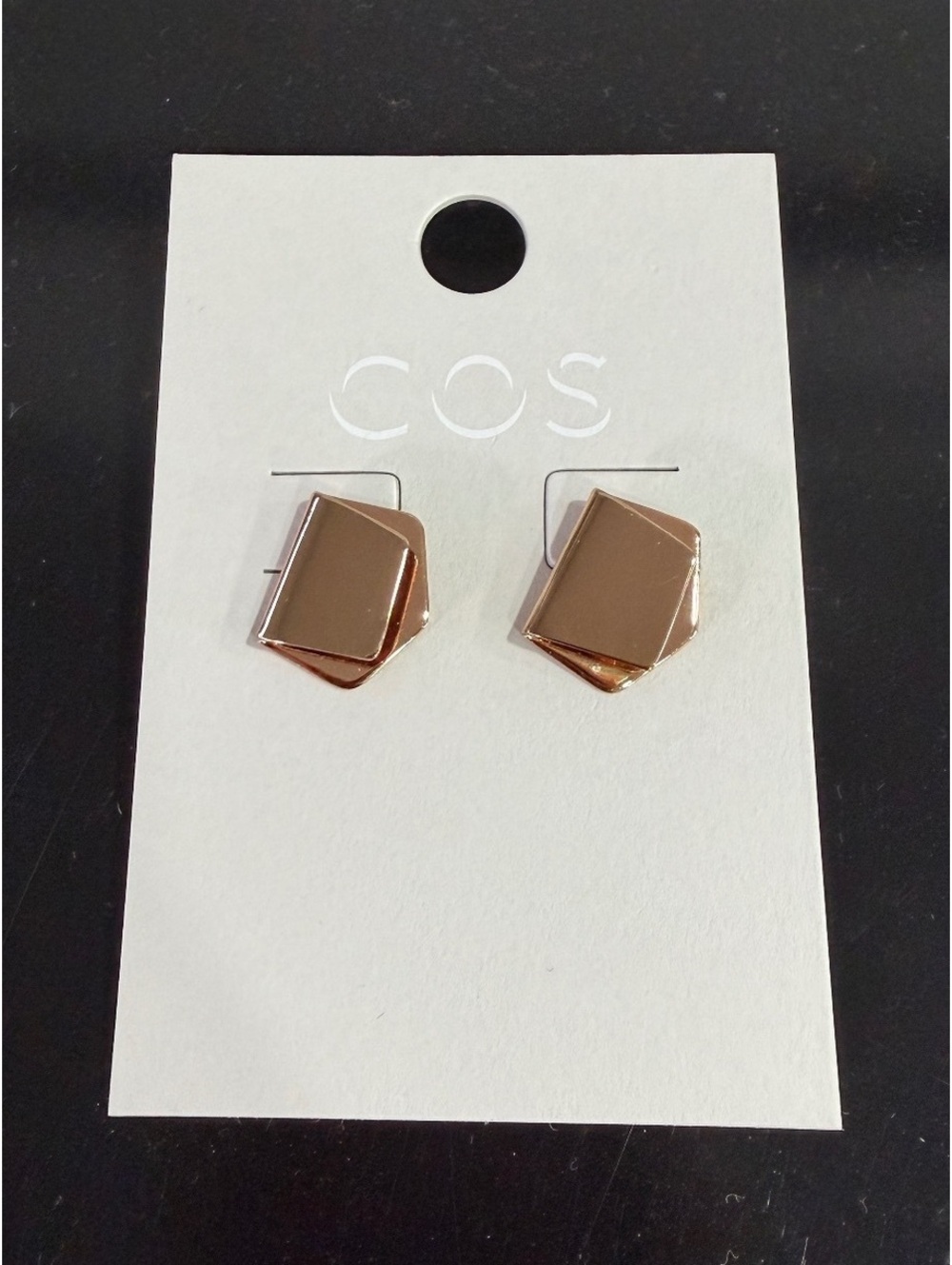 COS Folded Metal Earrings